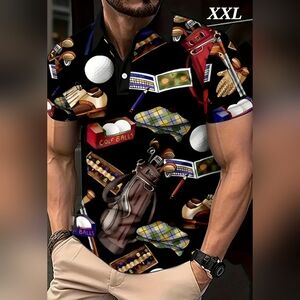 Three mens golf shirts...Great Gift! 2X, $17 each or $45